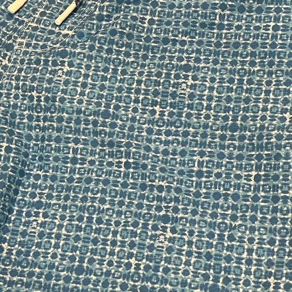 New Without Tags Johnnie-O XL Swim Trunks Lined Board Shirts Blue Aqua Pattern - Picture 3 of 8